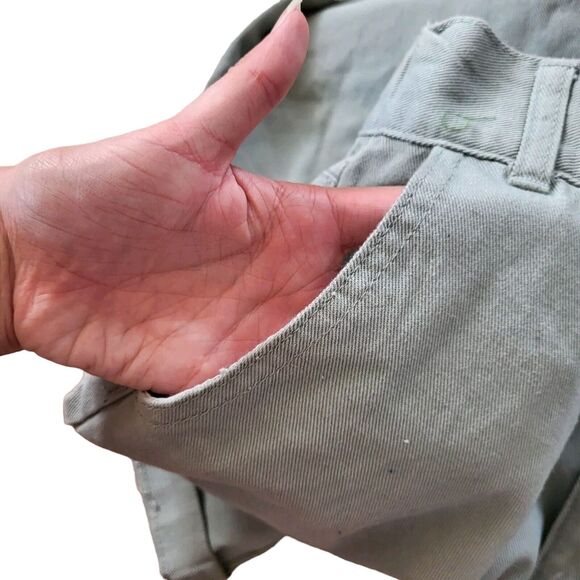 Shinestar light mint pants with pockets and zipper closure, size large - Picture 5 of 6